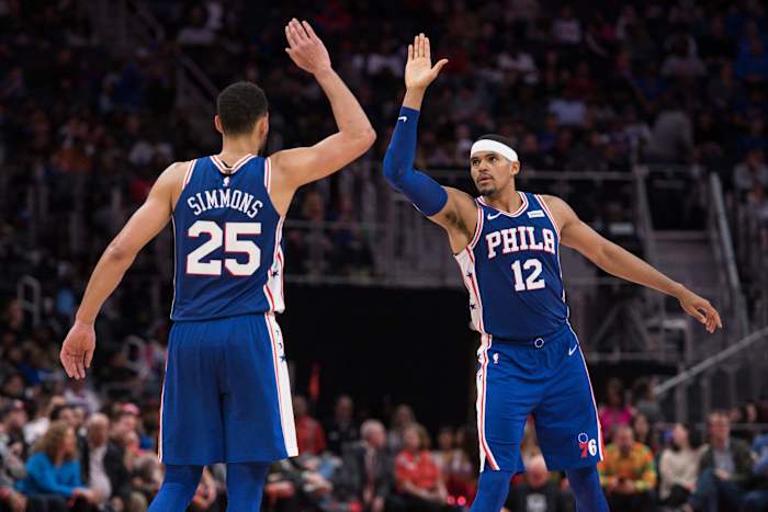 The Philadelphia 76ers want to include Tobias Harris in a trade with Ben Simmons to Atlanta Hawks.